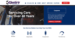 Desktop Screenshot of charliestirestore.com